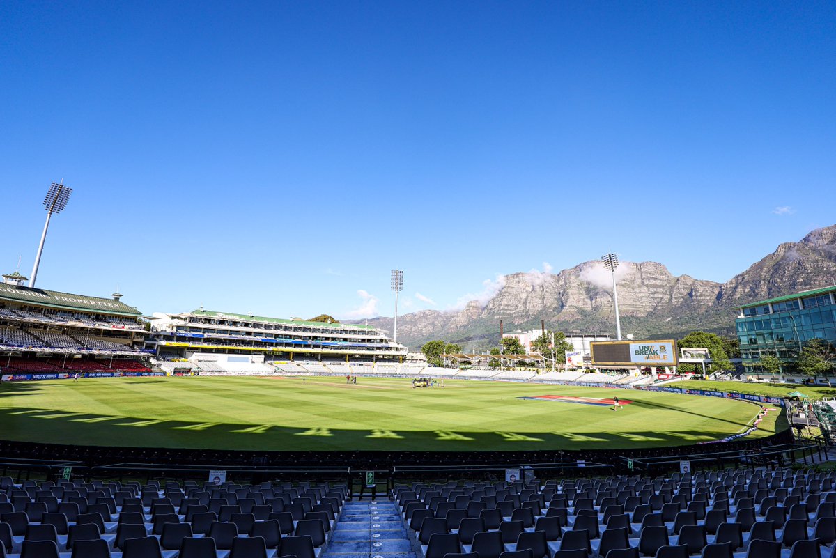 NewlandsCPT's tweet photo. Majestic Newlands. Before Day 1 ๐ฉ๏ธ๐
๐ธ Jacobus Nel.
#MagesticHappensHere #NewlandsCapeTown #WPCricket #TheFeelingofYes #SAvAUS https://t.co/jOPaAbN97p