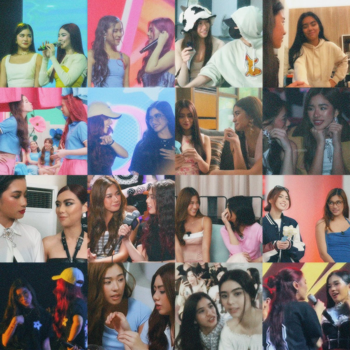 fierymikha's tweet photo. growing-together kinda trope, from teenage years to girlboss era. the changes are evident, aside from the way aiah gazes at mikha. 🫶🏻 https://t.co/RCAyPllx9d