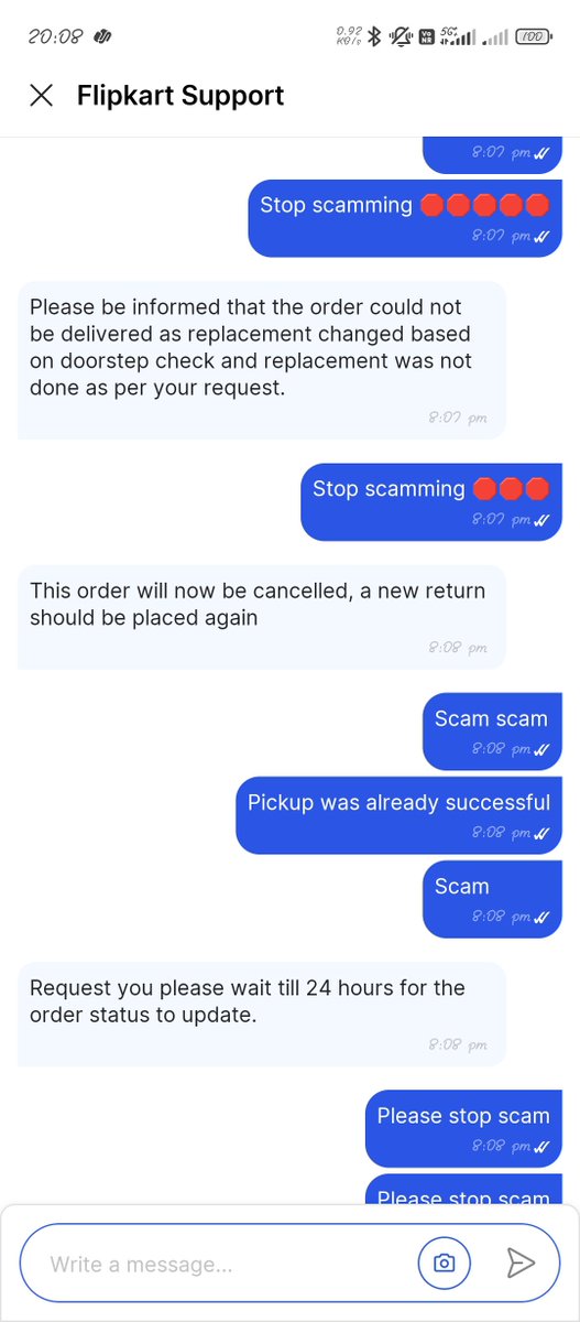 kumarDe10248's tweet photo. Please stop scam 🤬😡😡🤬 
@Flipkart @flipkartsupport @_Kalyan_K 

#FlipkartBigScamDays https://t.co/DKtK010MUb