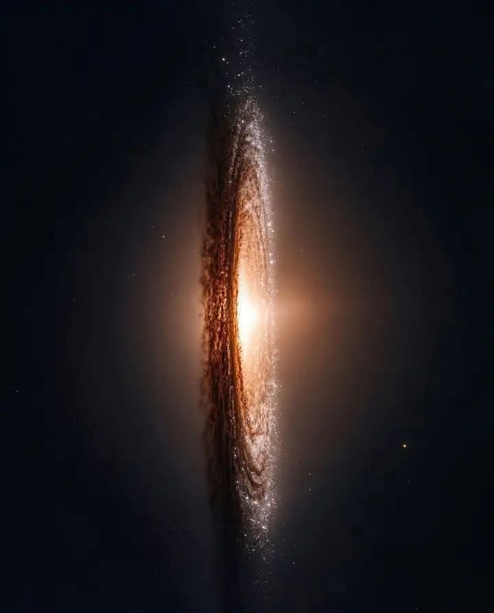 NightSkyToday's tweet photo. 🚨: 800 billion stars captured in a single frame.    

This is the Sombrero galaxy, captured by Hubble.    

31 million light-years away from us. https://t.co/5B5UG1d7ul