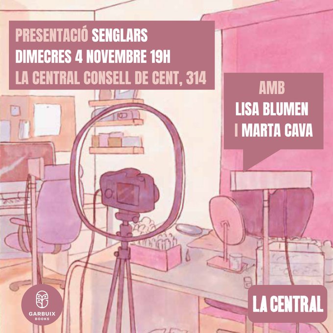comicat's tweet photo. Presentació de "Senglars" a La Central (Barcelona) 
https://t.co/NzswAOrQS4 https://t.co/lXdW4rM5xO