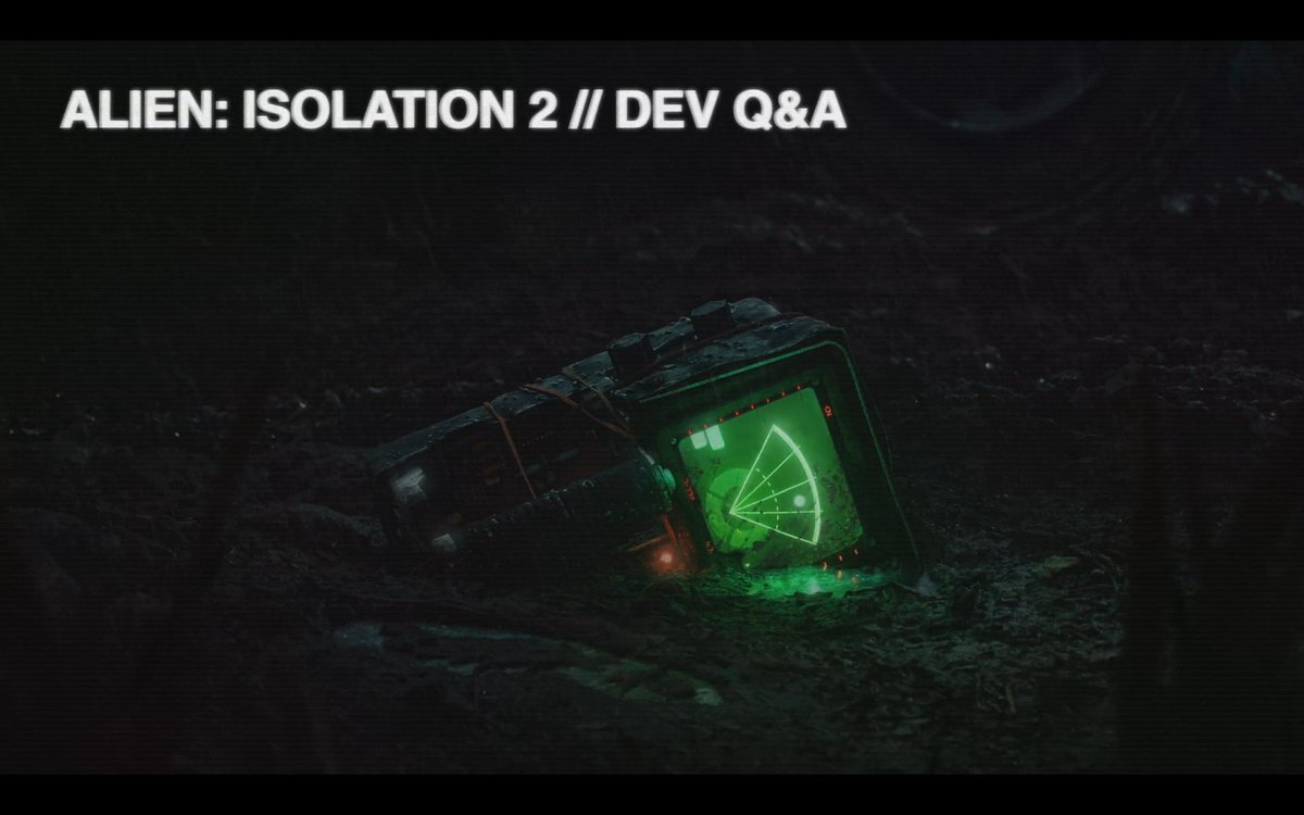 AlienIsolation's tweet photo. What is the core Isolation experience? Will there be a photo mode? Can we pet the Alien?

You’ve asked us questions, and we’ve answered them. 

🔔 Tune in tomorrow at 4pm GMT / 5pm CET / 9am PDT.

Link in the reply. https://t.co/JDQryLSmak