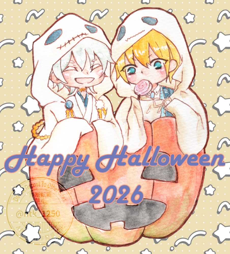 ntk_1250's tweet photo. #毎月28日はつるんばの日

今月もおめでとうございます！再掲ですが賑やかしに
はろうぃんつるんば👻🎃🦇 https://t.co/RgjK4TTRwU