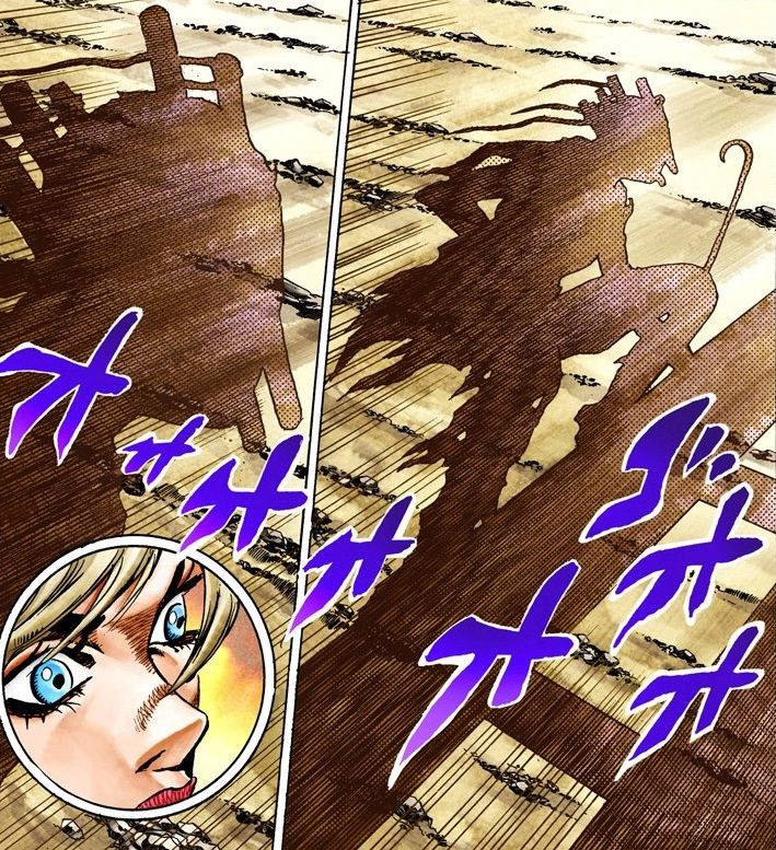 jjba_cursed's tweet photo. The anime onlys are not ready for the absolute BADASS of an antagonist introduced in this week's episode 🔥🔥🔥 https://t.co/Fz4wS7W94X