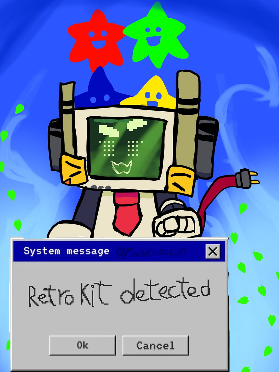 maisiekisser_67's tweet photo. I like retro stuff and all, but my brother came back to Brawl Stars because of this skin, so... here's my retro computer cat art
#RetroKitArt https://t.co/1WNtF0fCH1