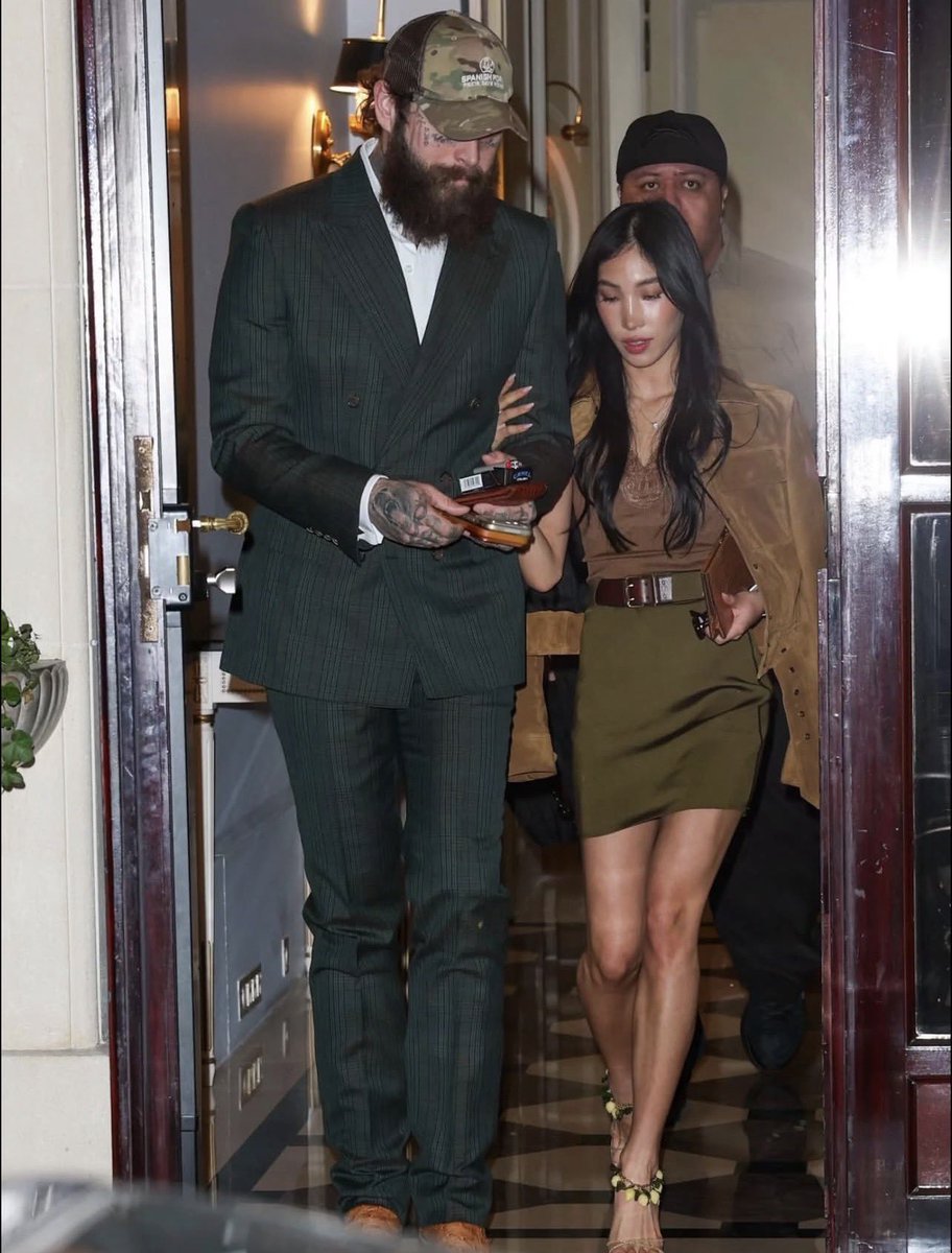 dxcovenant3's tweet photo. Post Malone and his Fiancée, Christy Lee stepped out for the night https://t.co/mh52p4KCJF