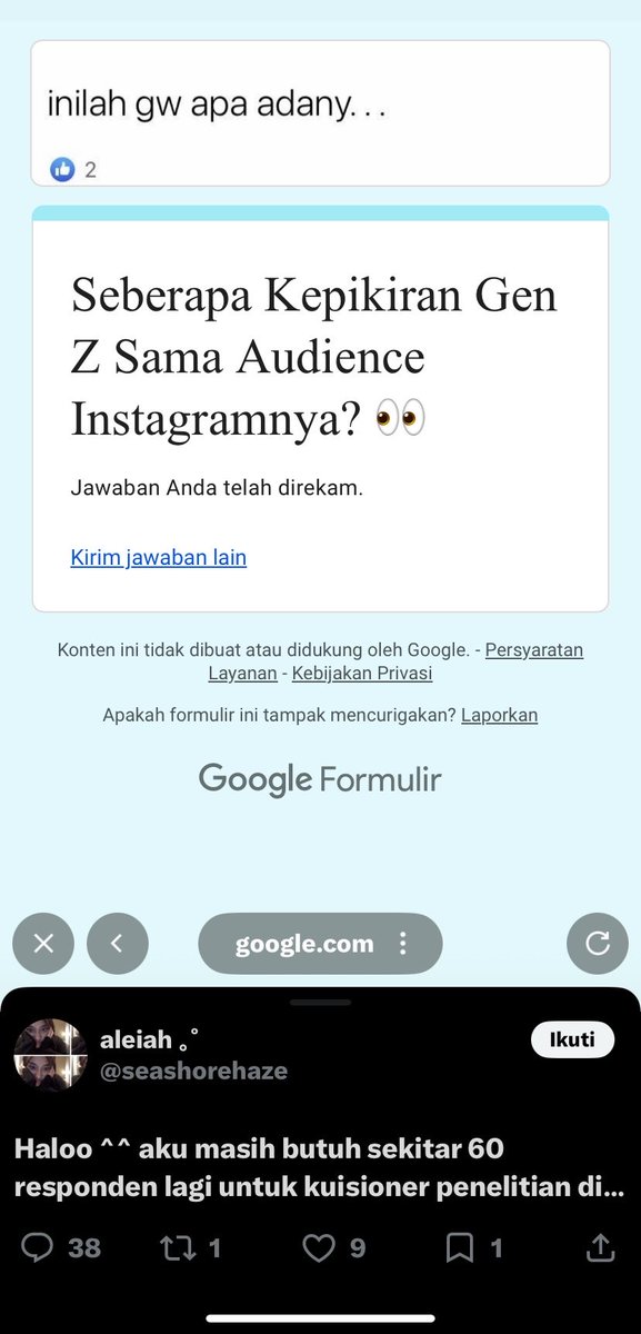 imcryiinn's tweet photo. @seashorehaze donee kaaa ayo barter sama kuesionerkuu:

https://t.co/F87AipzgTM https://t.co/Js93pYC5Fq