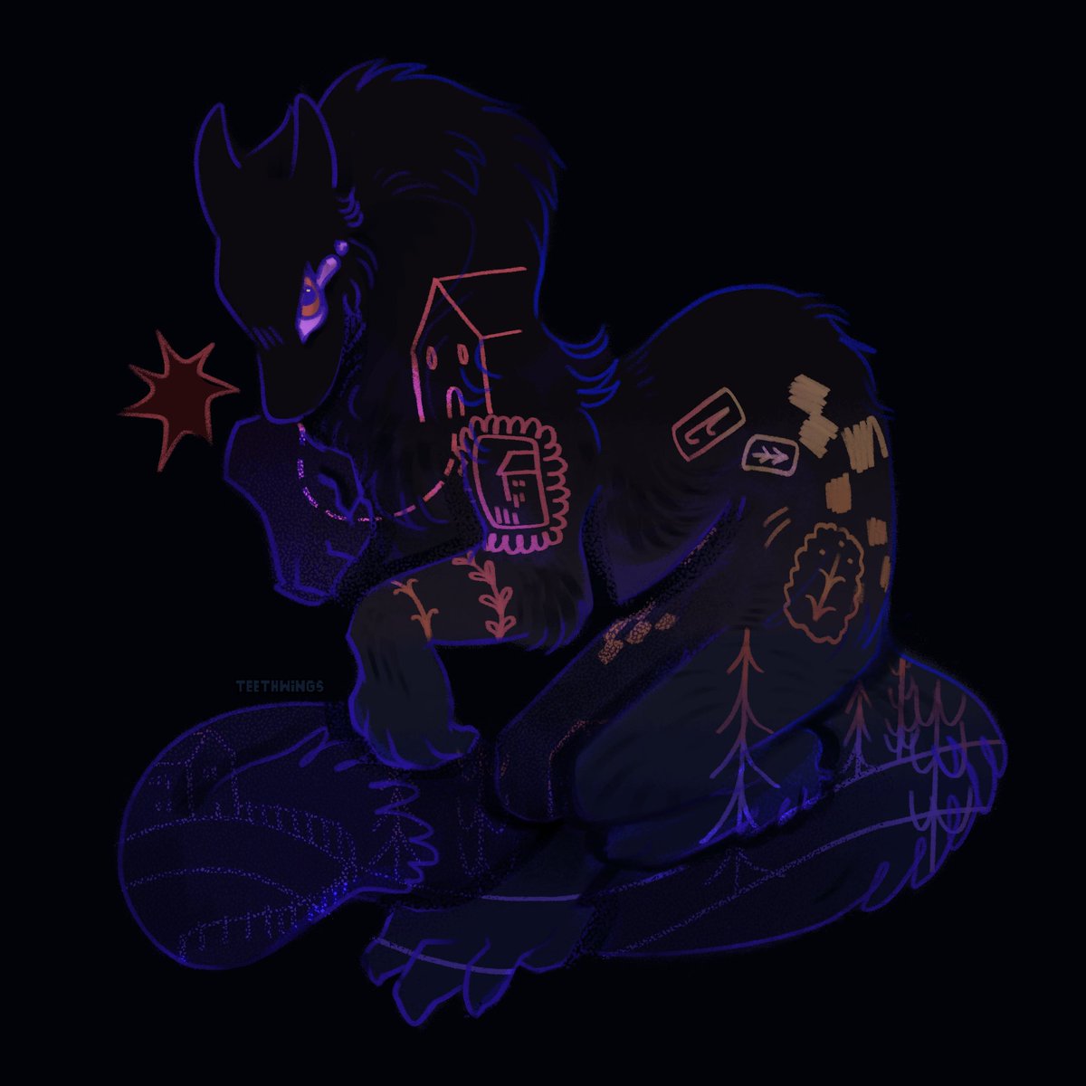 teethwings's tweet photo. loving drawing this creaturee https://t.co/ik1MjFF95J