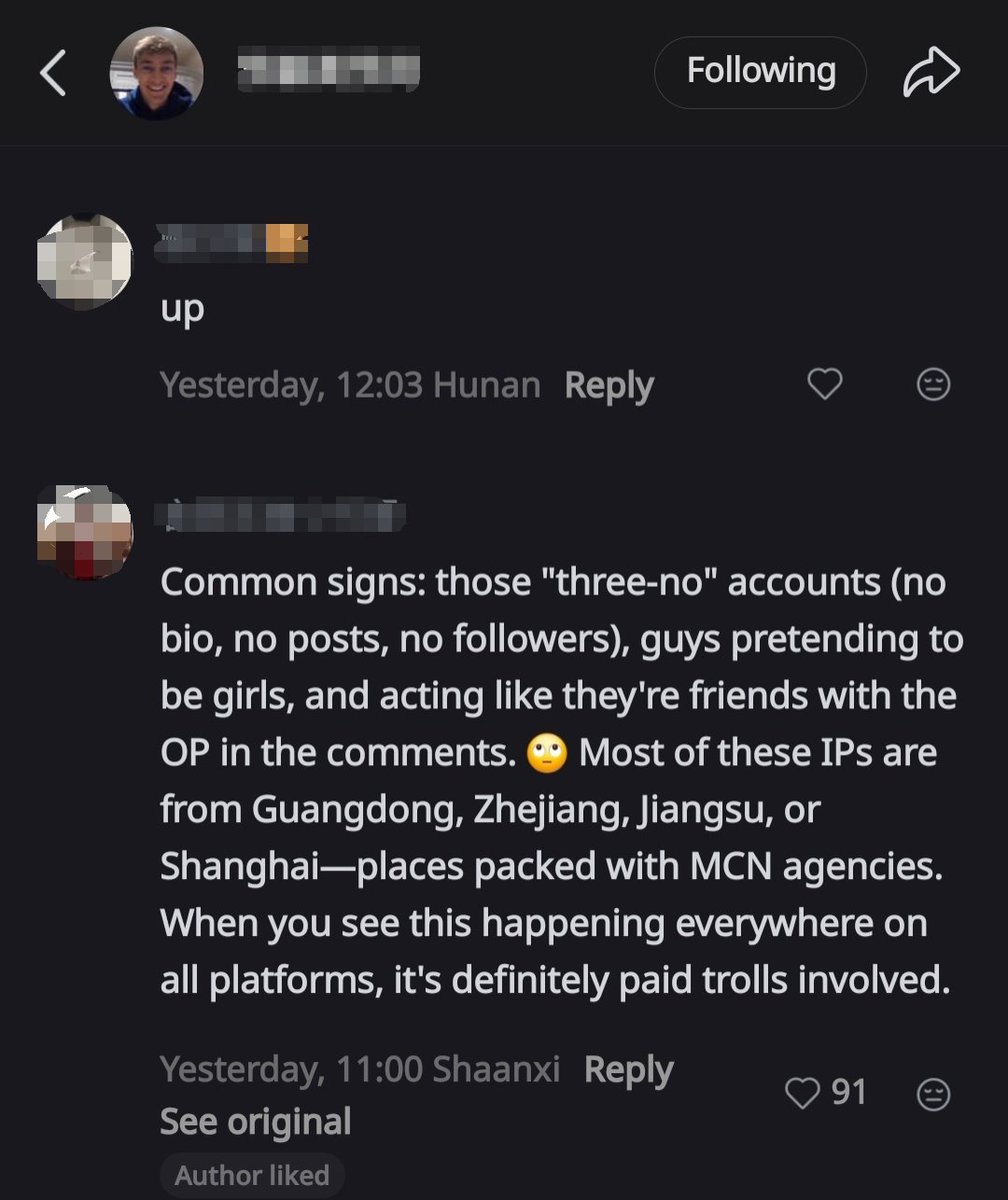 kurihamari77859's tweet photo. Mercedes paying trolls to smear its own driver?

Since Monday, 100+ George fans on RedNote have spotted AI-avatar accounts spamming posts about George and attacking him and 63s with identical talking points.
And their IPs match locations associated with Chinese MCN agencies.💀 https://t.co/JPHGjgaKbS