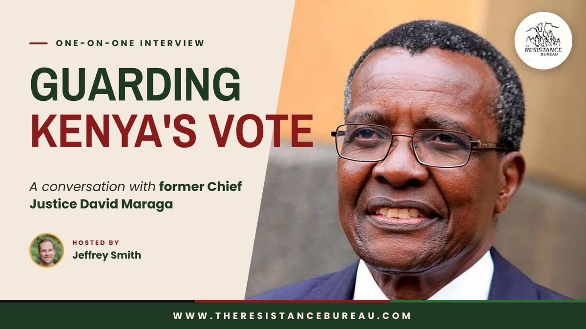 dkmaraga's tweet photo. Free, fair and credible elections are a pre-requisite for peace, justice and development. 

I joined the @ResistBureau for a candid conversation on safeguarding #Kenya's 2027 election, electoral reforms, police accountability and corruption, and how Kenyans at home and abroad can help defend each and every vote. 

Watch and join the conversation: https://t.co/JWLT7X10OK
