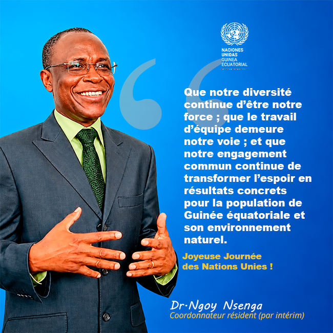 ONUGuineaEcua's tweet photo. #DiaDeLasNacionesUnidas #UNDay #GuineaEcuatorial #Agenda2030 #Agenda2035 #ODS #NacionesUnidas https://t.co/Xu5PCDDdkl
