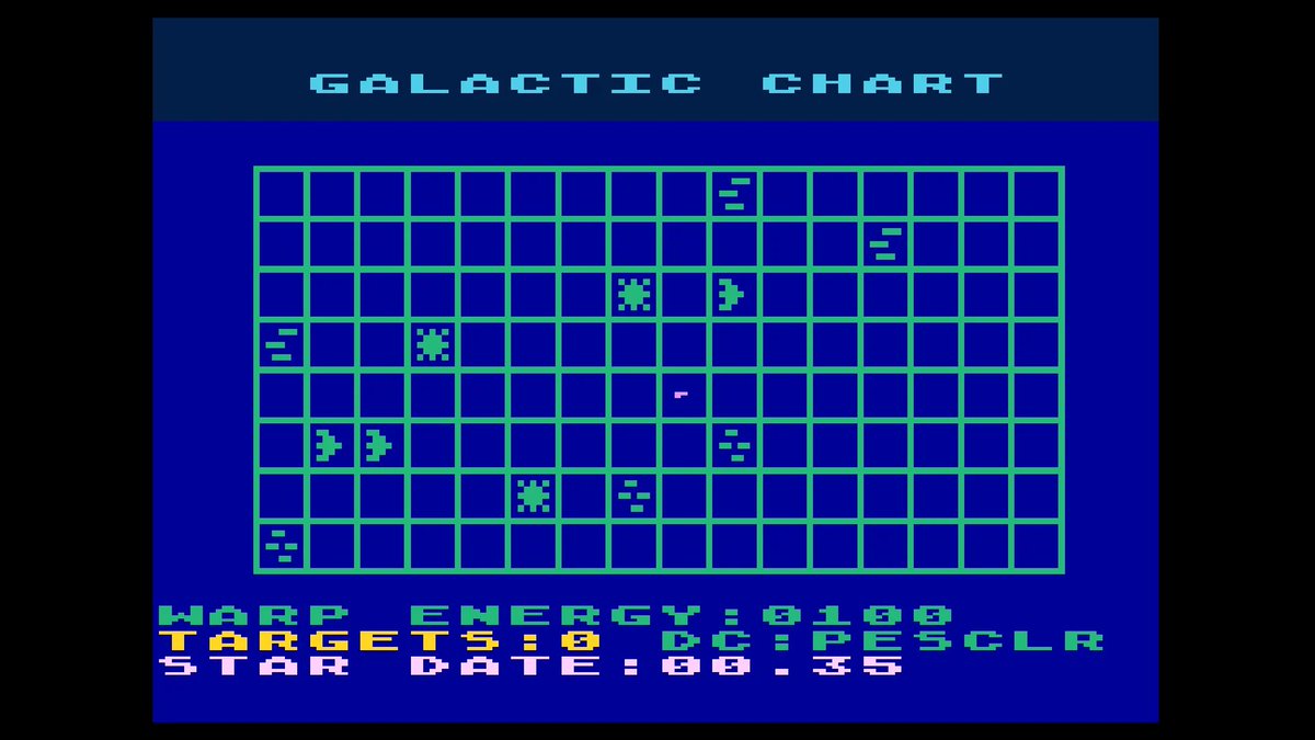 Philsan69's tweet photo. Star Raiders, the famous 1979 killer app for #Atari8bit computer,s has been ported to the #Atari7800 console. You can even play it using just the joystick and its two buttons, but it's also compatible with the keyboard controller. https://t.co/45LnSaAhWU #atari #IA https://t.co/6QEUk9vch4