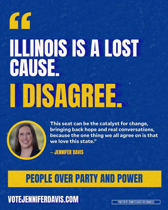 Image from Jennifer Davis for Congress (@DavisforIL8)
