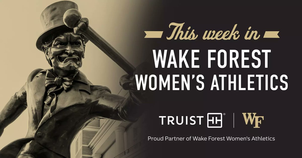 DemonDeacons's tweet photo. 🏑 No. 10 @WakeHockey opened the weekend with a 4-3 road win over the Tar Heels on Friday night

🏐 @WakeVolleyball earned a Big Four win at home against NC State

🏃‍♀️ @WakeTrack opens postseason competition this Friday at the ACC Cross Country Championships in Blacksburg, Va.

This Week in Wake Forest Women's Athletics: https://t.co/ykDWqk5C7x
