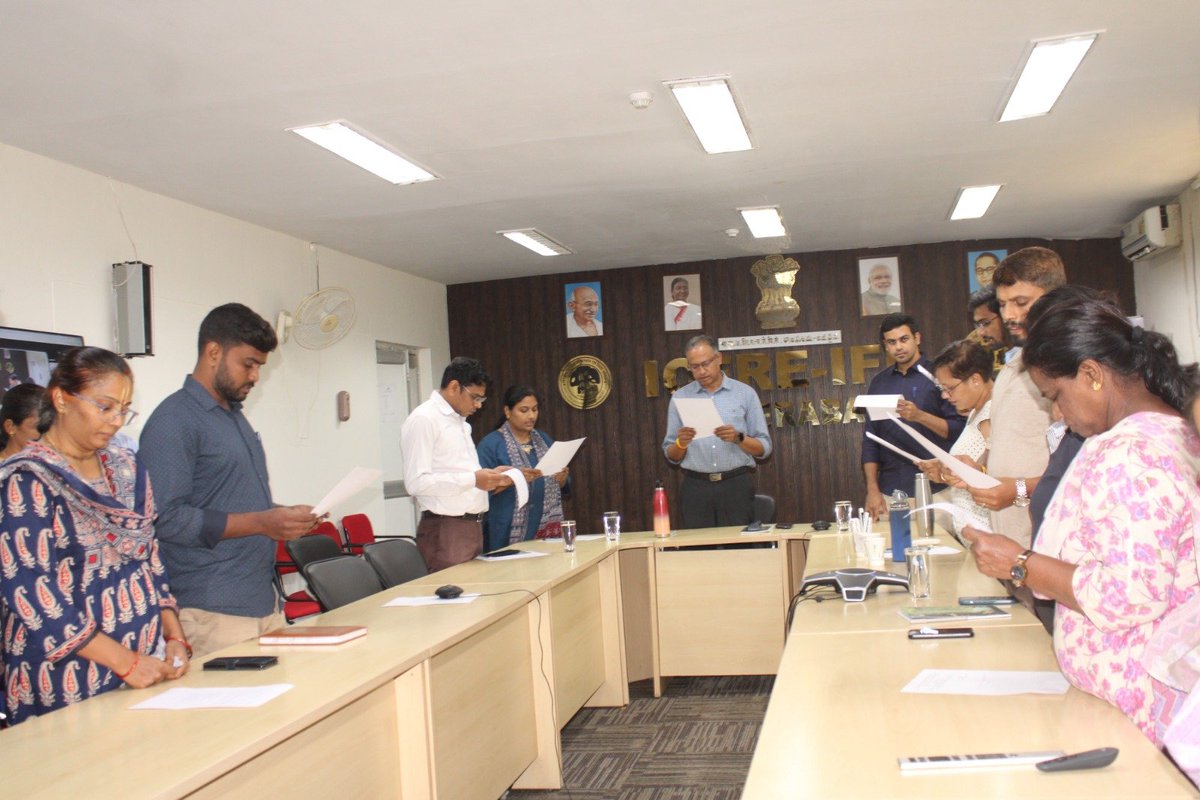icfreifb's tweet photo. Day 1 of Vigilance Awareness Week 2026 at ICFREтАУIFB marked by a pledge-taking ceremony and debate competition, reinforcing our collective commitment to integrity, transparency, and a corruption-free society. #VigilanceAwarenessWeek #IntegrityForNation https://t.co/xwAEbg0G7s
