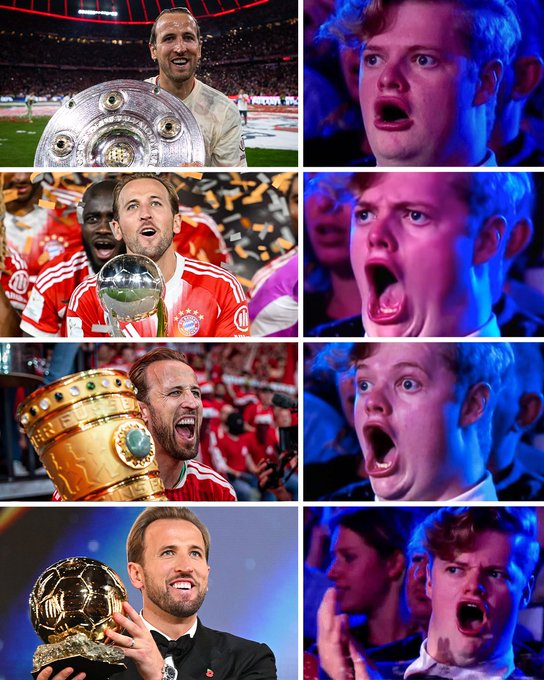 FCBayernES's tweet photo. Y dijeron que nunca ganaría un trofeo... 😎🏆 https://t.co/jRRmV35p5a