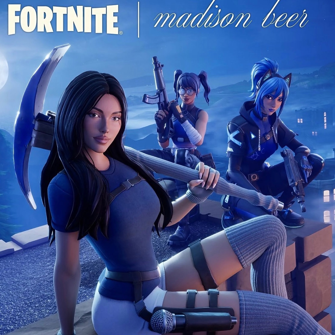 madisonchart's tweet photo. Madison Beer’s “Make You Mine” Fortnite skin has now surpassed 1.4 million uses, ranking #199 among the most-used skins in Fortnite history less than a month after its release.

It is also the 5th most-used pop star skin in the game. https://t.co/ifGU0g2JlV