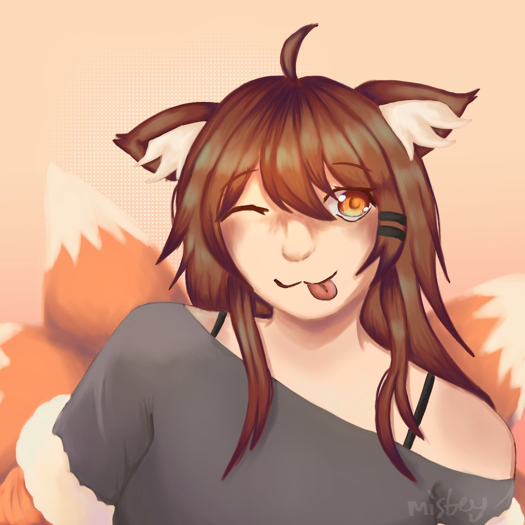 mistey_'s tweet photo. art trade with @gabedr4ws ! :D (mine is on the left, his on the right) https://t.co/1w5UKKNIet