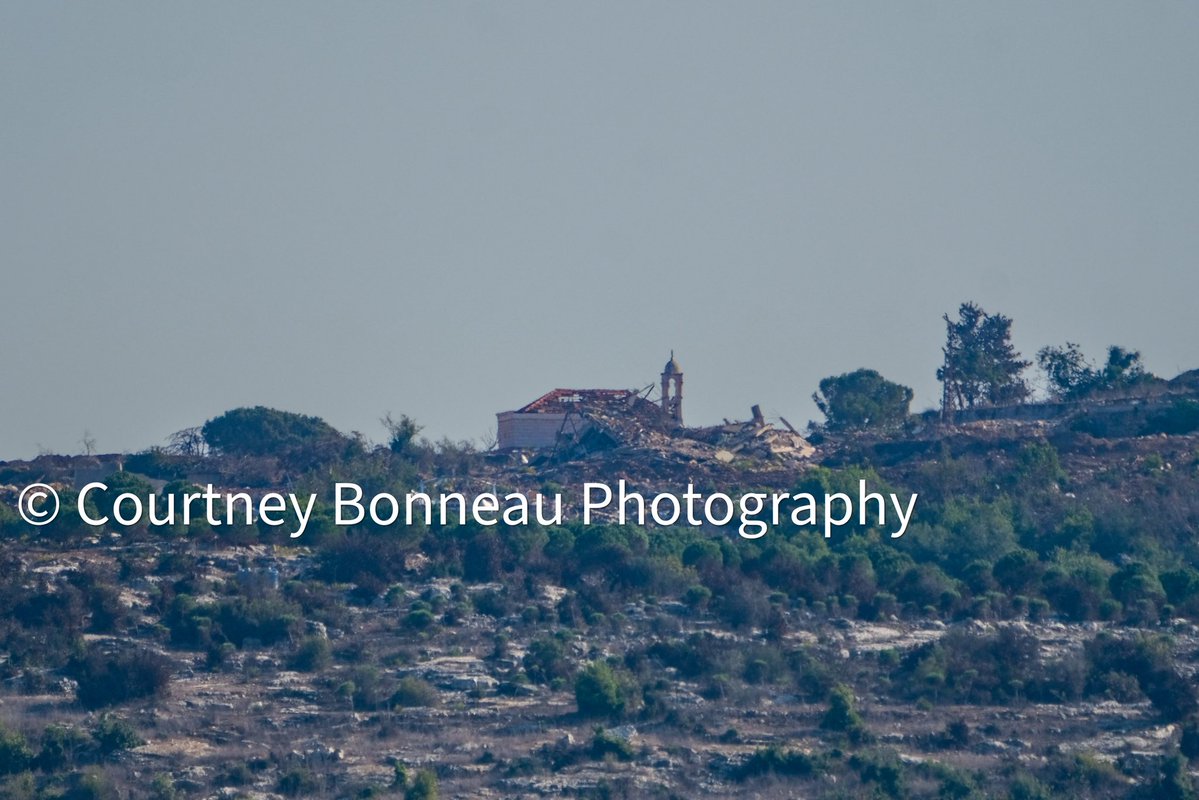 cbonneauimages's tweet photo. Israel doesn’t want peace with anyone, they want land and resources and they’ll kill anyone and destroy anything that gets in their way.

I see that the Israelis failed to show the entire church in Qawzah. I took this photo a few days ago. https://t.co/pwOCjN32Cc