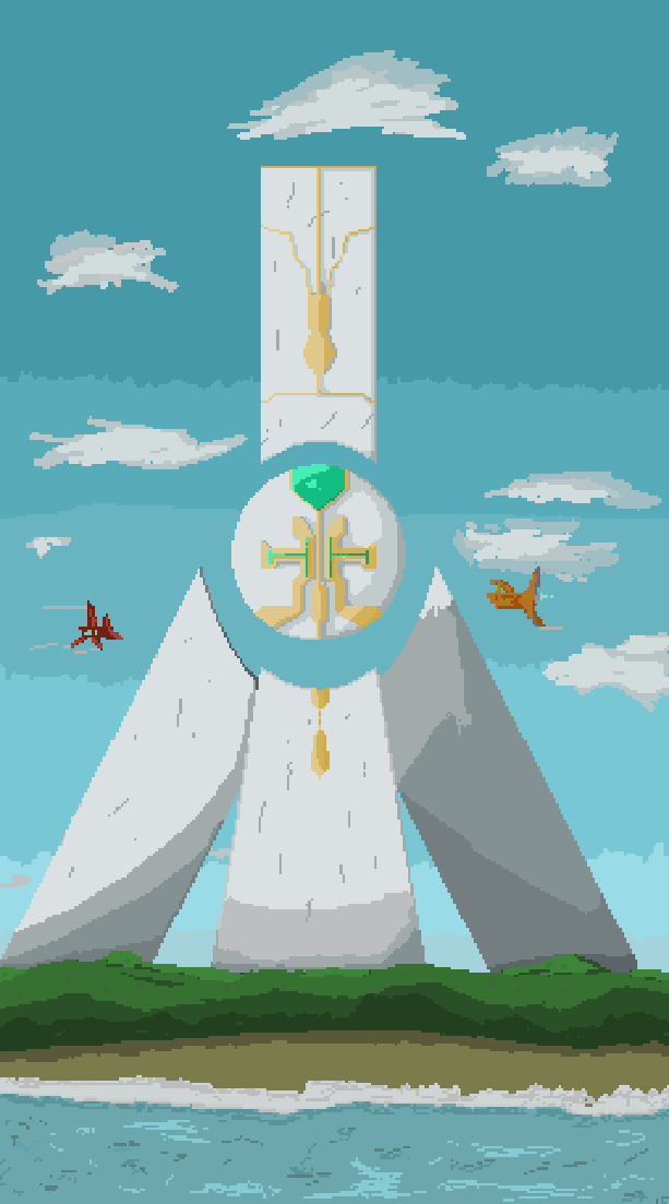 ScottPixels's tweet photo. Was looking through stuff from 2021 and found this pixel illustration I made. Maybe I should remake this? 🤔

#pixelart https://t.co/DZjUf16CVV