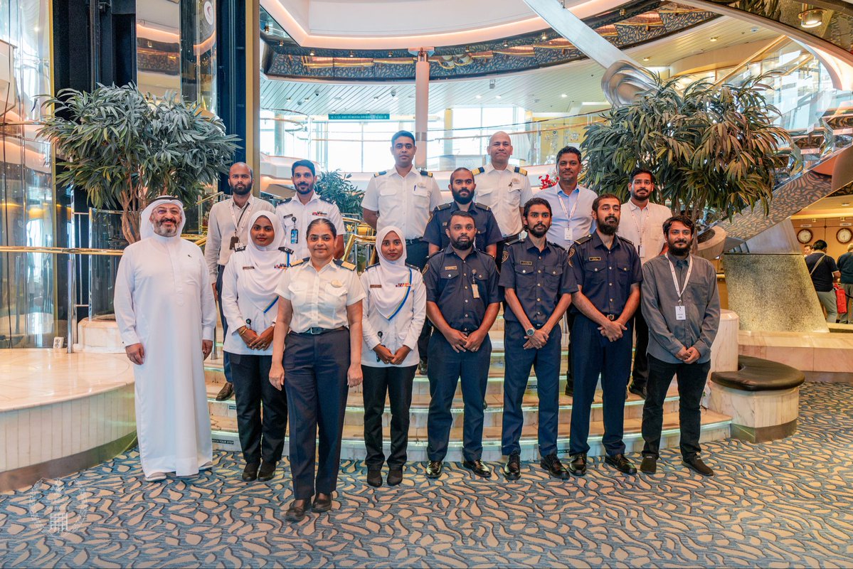CustomsMv's tweet photo. The passenger vessel MS Cordelia Empress was granted inward clearance this morning upon its arrival in the Maldives from Cochin, India 🇮🇳, on its maiden voyage to the Maldives, carrying 1,473 passengers and 613 crew members on board. https://t.co/iFg6V1bDQ6