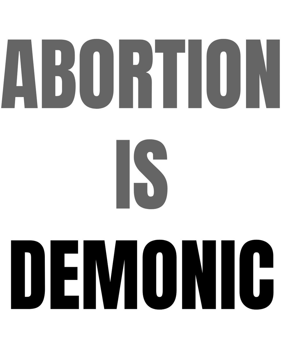 GodlyPositivity's tweet photo. You cannot be a follower of Christ and support abortion. God created and loves every child and that is why satan hates them.

"Children are a heritage from the Lord, offspring a reward from him."
— Psalm 127:3

“Beware that you don't look down on any of these little ones. For I tell you that in heaven their angels are always in the presence of my heavenly Father.”
— Matthew 18:10

"For you are the children of your father the devil, and you love to do the evil things he does. He was a murderer from the beginning. He has always hated the truth, because there is no truth in him. When he lies, it is consistent with his character; for he is a liar and the father of lies."
— John 8:44