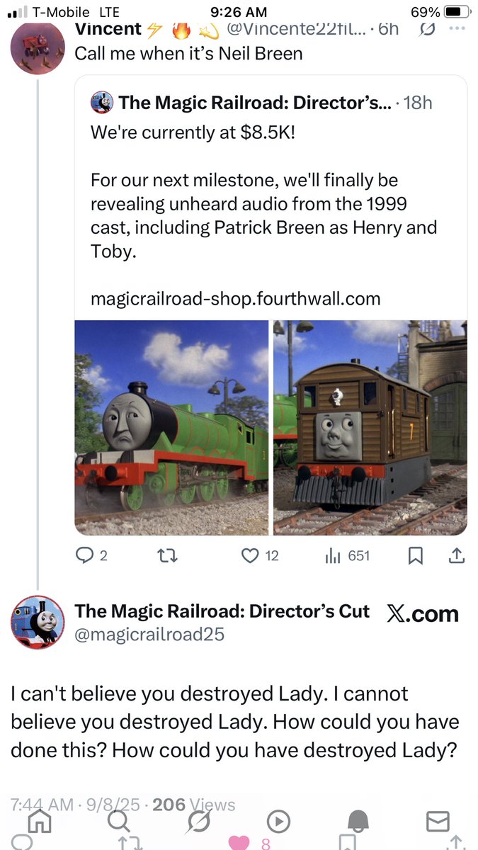 Lukegoldstonof1's tweet photo. Happy I screenshot this hilarious exchange from the original MR25 account. https://t.co/ArKZltfRIZ