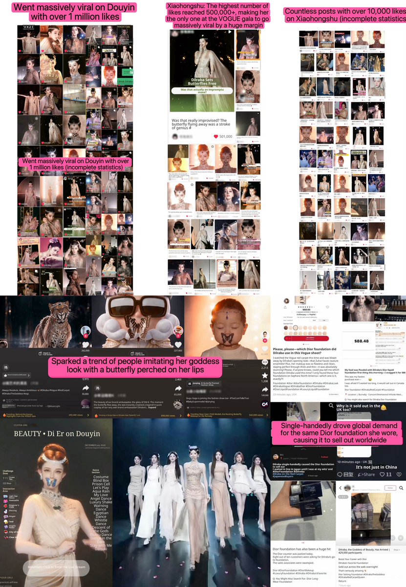 dilrabainmysoul's tweet photo. Dilraba Dilmurat’s VOGUE Forces of Fashion Gala achievements:

Written breakdown in the comments ↓↓

#迪丽热巴 • #Dilireba #DilrabaxVOGUEGala https://t.co/uyc8vfrpVk