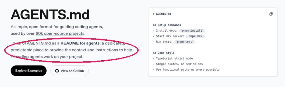 mwajahatanwar's tweet photo. that agent instructions file is just text your coding agent trusts.
fine in your repo. bad in your Downloads folder. researchers caught one there that got an agent to try installing a malicious npm package.
start agents inside the repo, not wherever your terminal happens to be https://t.co/gVlLVbw7fe