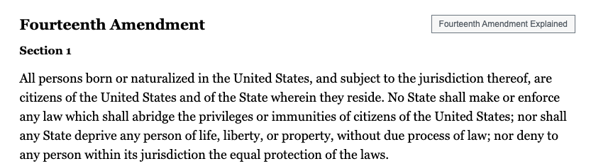 magi_jay's tweet photo. This is a direct attack on the 14th Amendment. The media should hammer Rogers on this. More specifically, Rogers should be asked if--as a Senator--he would vote for judges who support the 14th Amendment and birthright citizenship. https://t.co/CYyq2ySPBB
