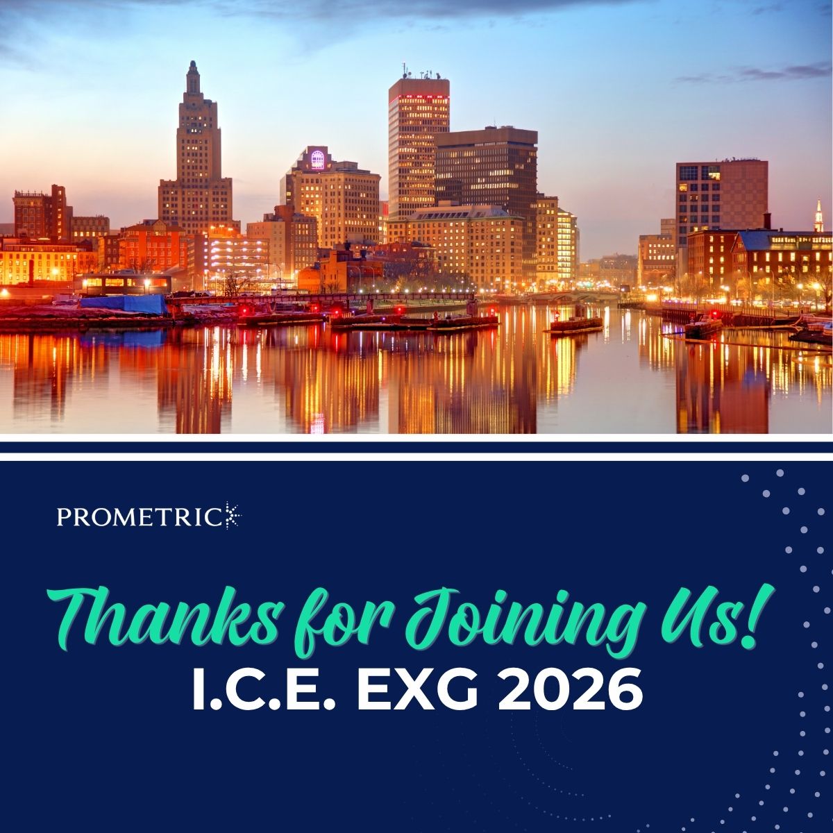 PrometricGlobal's tweet photo. Great conversations! Thanks for helping move the industry forward, I.C.E. Exchange 2026. https://t.co/TKbxPeTBRJ