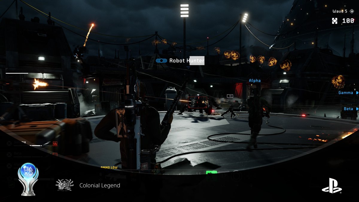BwolfTheWolf's tweet photo. Aliens Fireteam Elite 2 platinumed. Done completely alone so if you want to avoid playing online, you can. #AliensFireteamElite2 #PlayStationTrophy https://t.co/Ihg1QiZ6hN