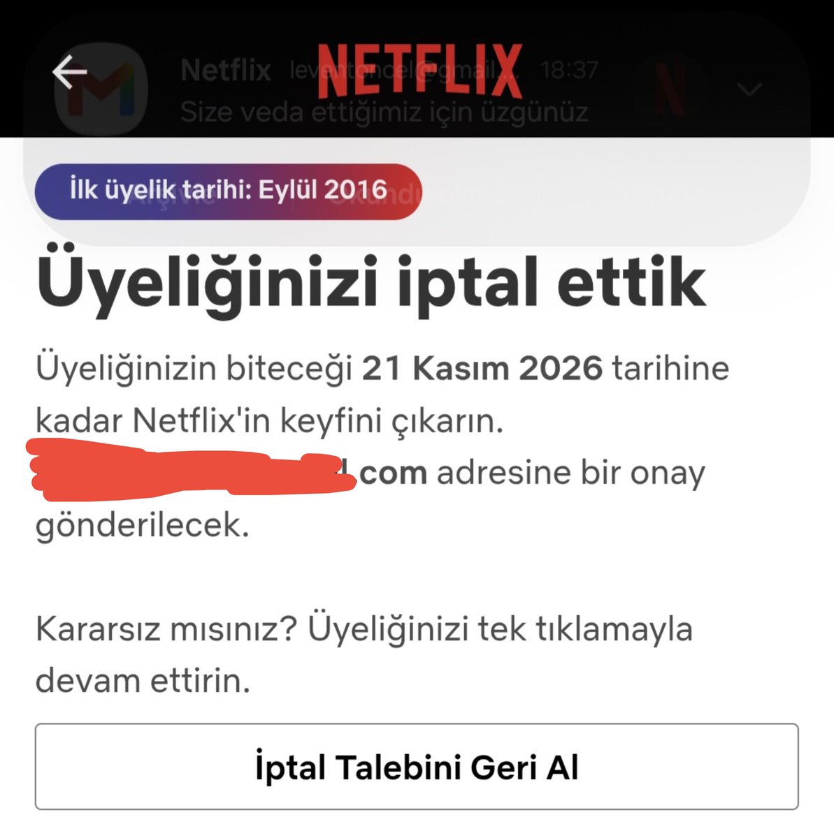 leventoncel_'s tweet photo. Geldiği yıl olan 2016'da Netflix'e üye olmuştum. 10 yıl geçmiş. Bu süreçte dizi ve film katalogunu genişletmek yerine saçma sapan yerli yapımlara parayı gömdüler. İçerik kalitesi zaten yerlerde sürünüyor. Ücrete zam yapa yapa 500 liraya kadar geldik. Açıkçası diğer platformlarla karşılaştırınca 100 lira bile etmez. Bye bye @netflixturkiye