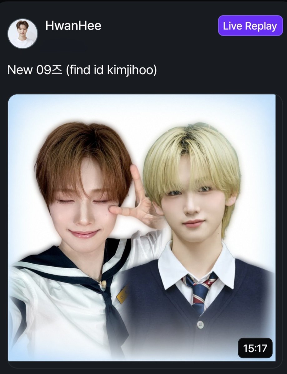 17eptieben5's tweet photo. 「Lee Hwanhee new 09z? This is the real 09z.」

This is so funny. Even the thumbnail is provoking them.
#idntt #find_id #김지후 #아이덴티티 #kimjihoo https://t.co/XADIXYrWim