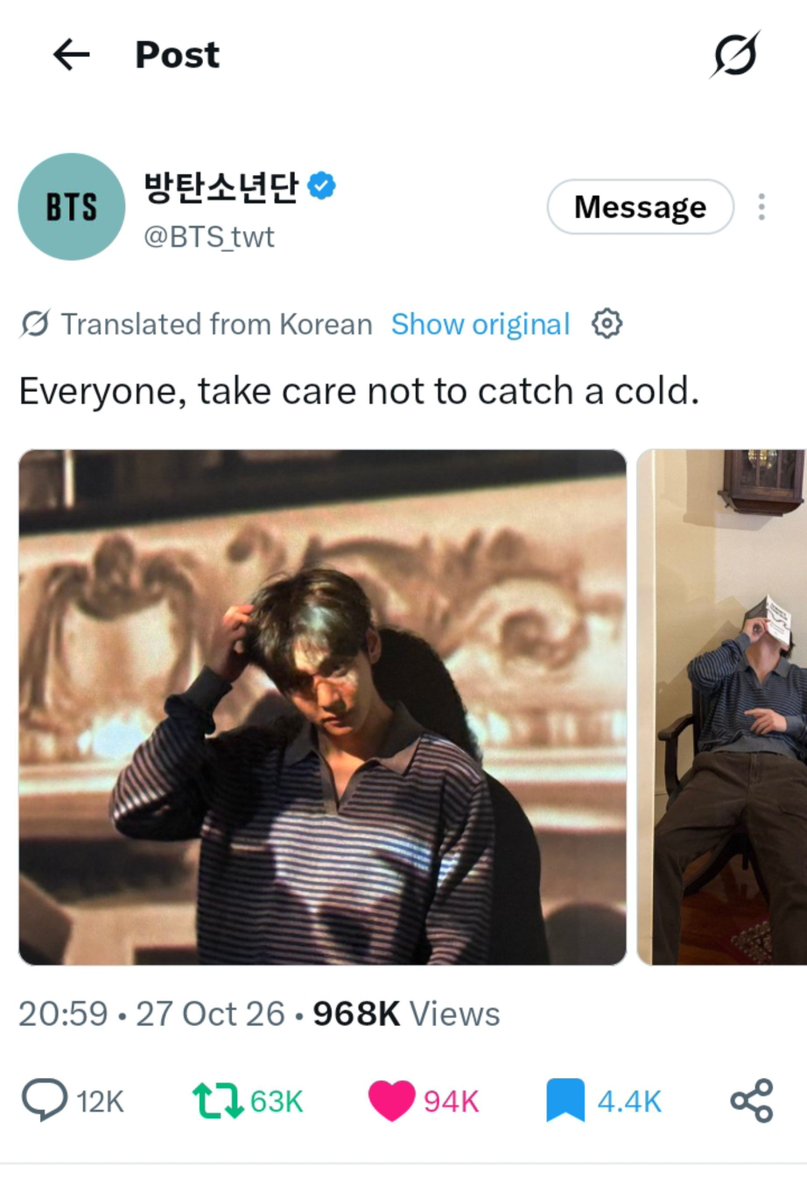 thvismuse's tweet photo. two insta photodumps, one X update, one weverse update.. okay but Argentina really won Taehyung over😭 https://t.co/qpKa1Vg67M