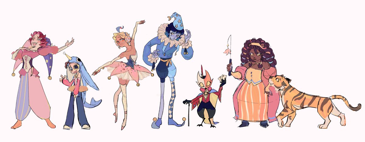 WhiteWolfyzzz's tweet photo. 我的动画美术设计作业！
全是oc啦
#digitalartwork #oc #originalcharacters #animationdesign #artdesign https://t.co/GfCZF1Ngc2