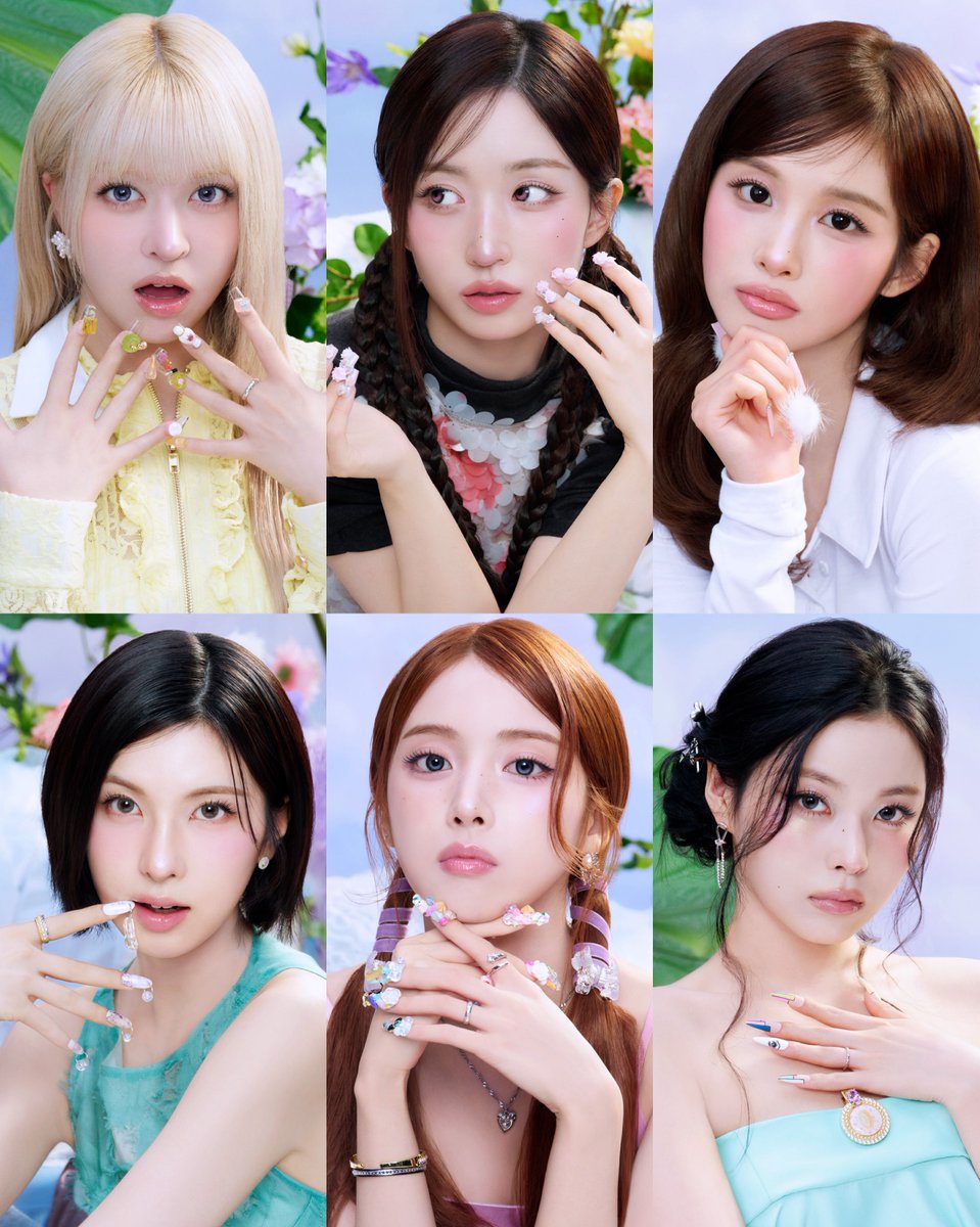 nmixxpics_'s tweet photo. NMIXX Japan debut concept photos are giving their first debut concept photos with those nails and background 🥹 https://t.co/1yiXWwEiM0