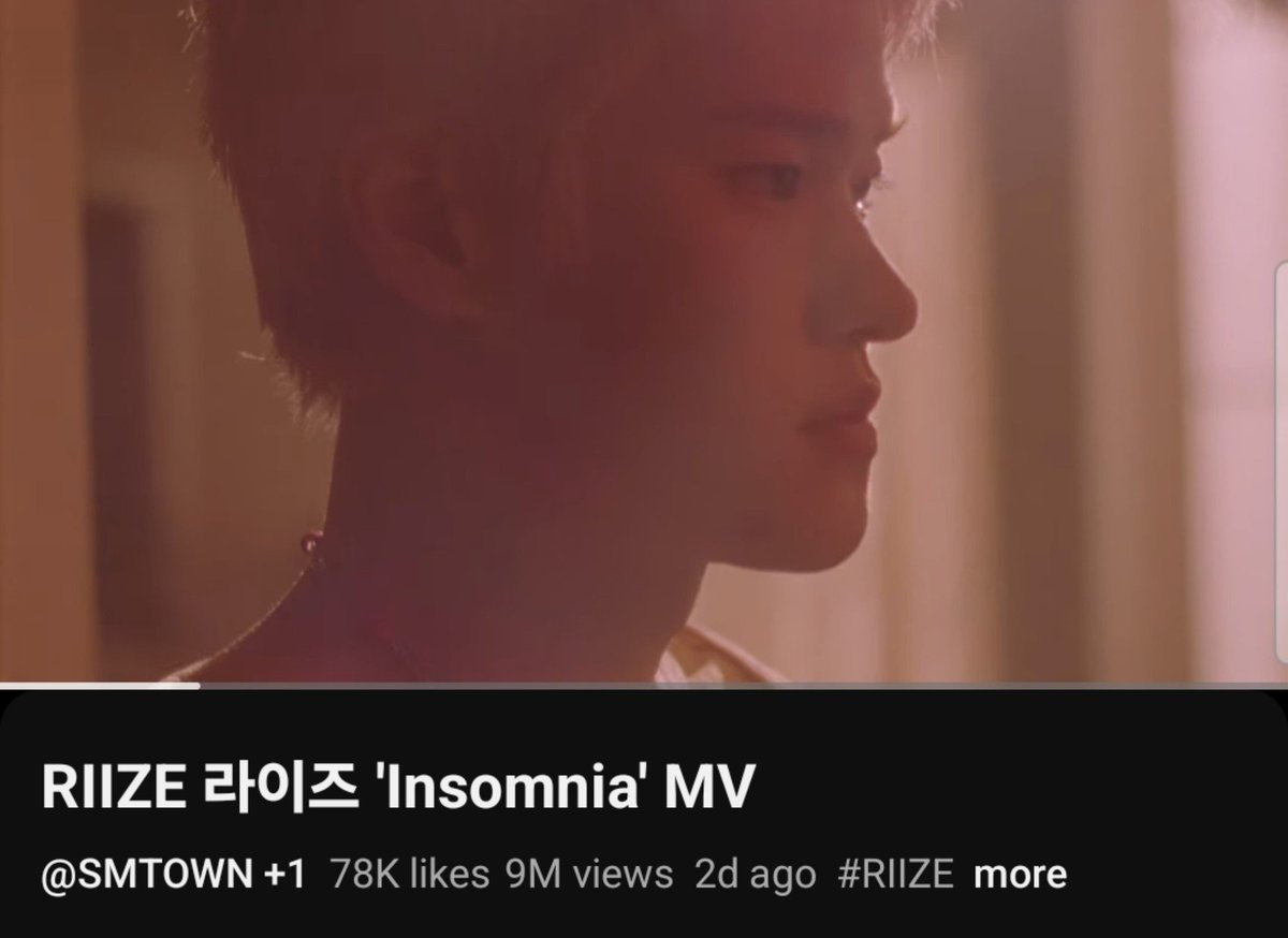 STRIIZE's tweet photo. RIIZE 'INSOMNIA' MV UPDATE 🌙

BRIIZE, HERE'S OUR LATEST MV UPDATE! 🧡

🎬 RIIZE - 'Insomnia' Official MV
⏱️ Update: 2 days after release
👀 Views: 9M
👍 Likes: 78k

We're at 9M views after 2 days! Let's keep pushing, BRIIZE! 🔥 

We still have a long way to go, so don't slow down now. Keep streaming the official MV and help RIIZE reach a bigger milestone!

BRIIZE, KEEP STREAMING HARDER 🔥🔥🔥

#잠못드는밤_라이즈와_함께 
#Insomnia_with_RIIZE 
#BRIIZE_StreamingParty #RIIZE #라이즈
@RIIZE_official
