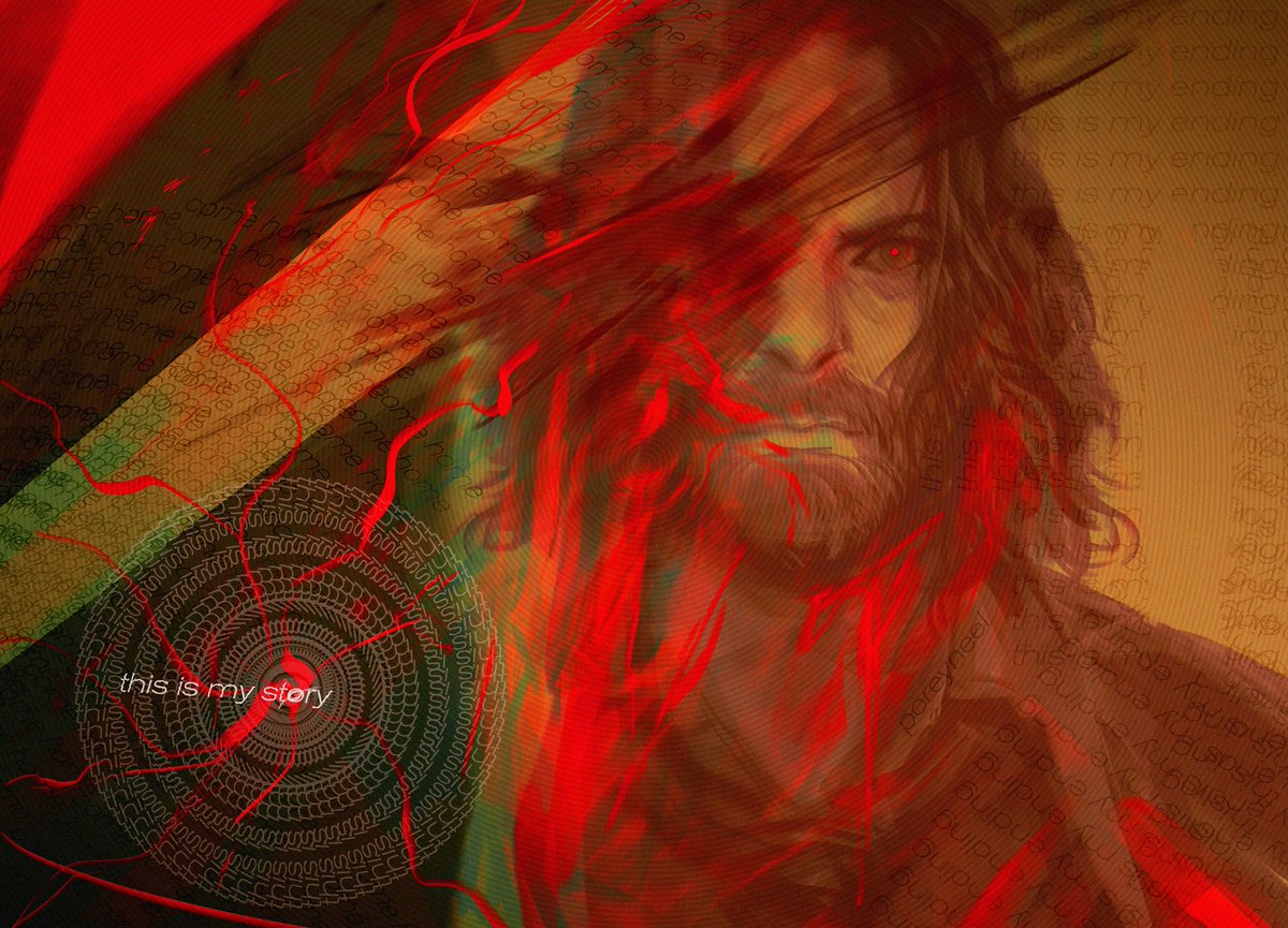poreyneel's tweet photo. My old Alan Wake 2 fanart in celebration! It was not only a very personal and meaningful story, but a great reminder how important it is to never stop fighting for your artistic vision and doing what you love with your whole heart

#BackToBrightFalls #AlanWake2 https://t.co/zS2LCm4j0e
