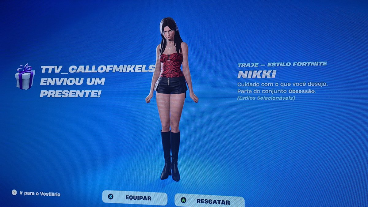 _aqueleiangw's tweet photo. This is the second giveaway that I win this year, may there be more! I'll be spending all my luck on them.
Gracias!!!
#callofmikels #castglegit @Castgfishy @CallofMikels #fortnite https://t.co/HPnTtMYtgh