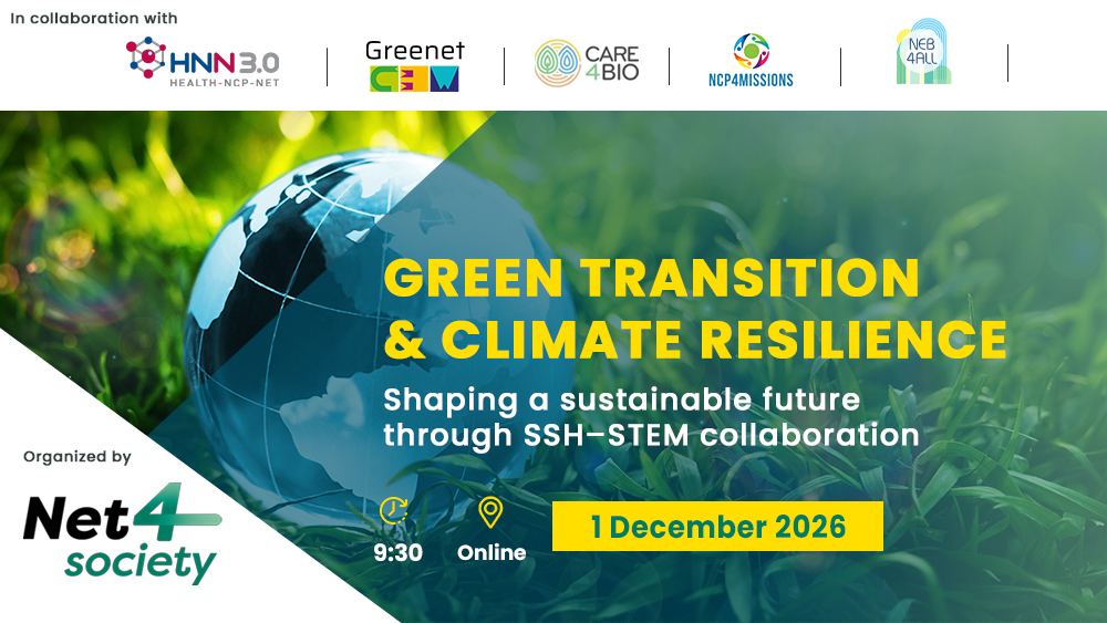 HEOinUA's tweet photo. ✅Green Transition & Climate Resilience Brokerage Event, dedicated to #STEM and #SSH interdisciplinarity challenge in #HorizonEurope calls, will be held.
📅December 1, 2026
🕤9.30
🖥️Online
🔗https://t.co/PTCDAe3aeO
@HE_NCP_Portal
#climate #health #energy #mobility #cities #foof https://t.co/LbunGP4khP