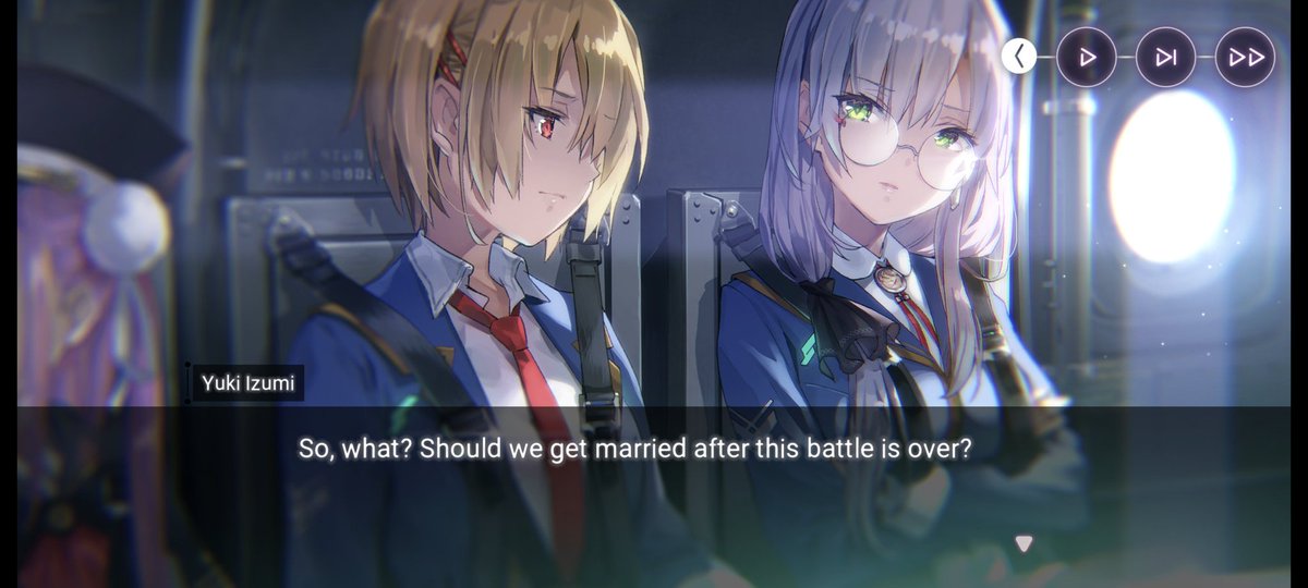 femme_seme's tweet photo. its so bizarre seeing a gacha that doesnt shy away from explicitly acknowledging lesbianism. like these girls arent your run of the mill subtextbians theyre dyed in the wool muff divers sincere clitorists genuine bonafide box munchers https://t.co/YbT6DSPWrG
