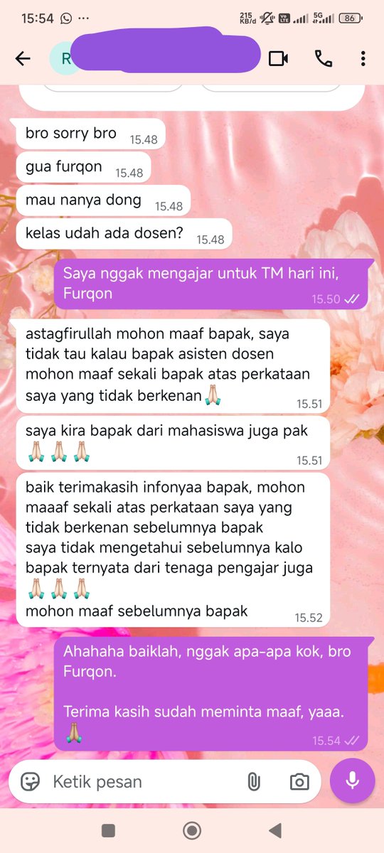 archetyken's tweet photo. glad that i’ve always been kind and friendly to my students.

because school and university should be places where they feel safe, heard, and respected.

*btw masih ngakak sama chat ini, WKWKWKWK. https://t.co/c3xH7XJi4E