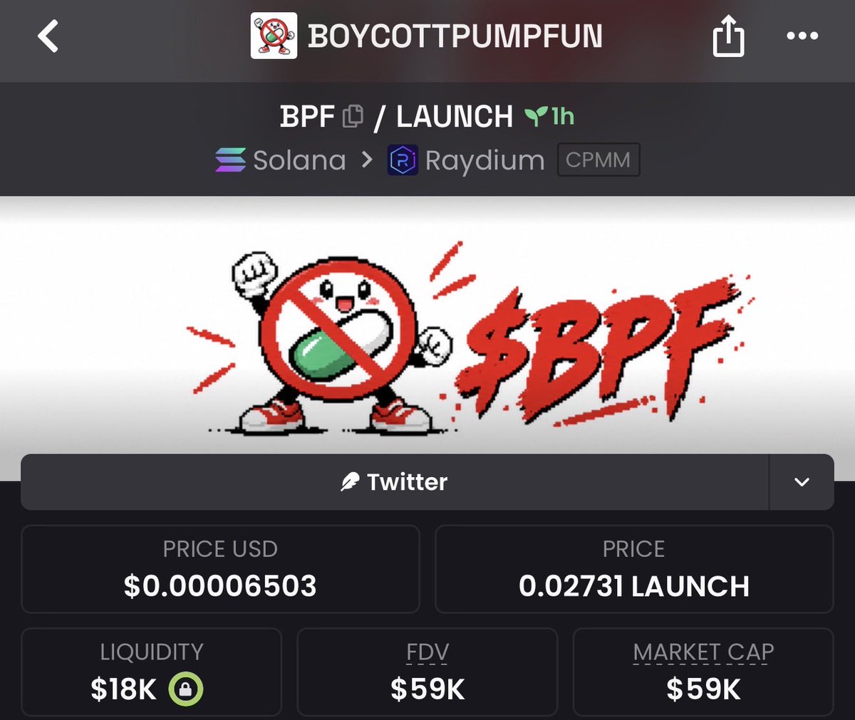 RonPull's tweet photo. dexscreener finally updated lmao now we can coordinate our fud against pumpfun baby

$BPF is now one of the most trending tokens backed by nothing but the people and the movement https://t.co/7b5JwqSYhE