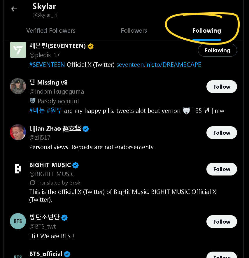 jeonghaniieyo's tweet photo. CARATs attention pls,

account made in august 2025
has 0 reposts &amp; 70 posts
Started talking about seventeen 14 hours ago.
Before this there were only 2 twts- abt bags &amp; clothes
Follower list - all bot accounts
following - only 8 accs
keep posting same twt abt dances again &amp; again https://t.co/7EgtLuj7VS