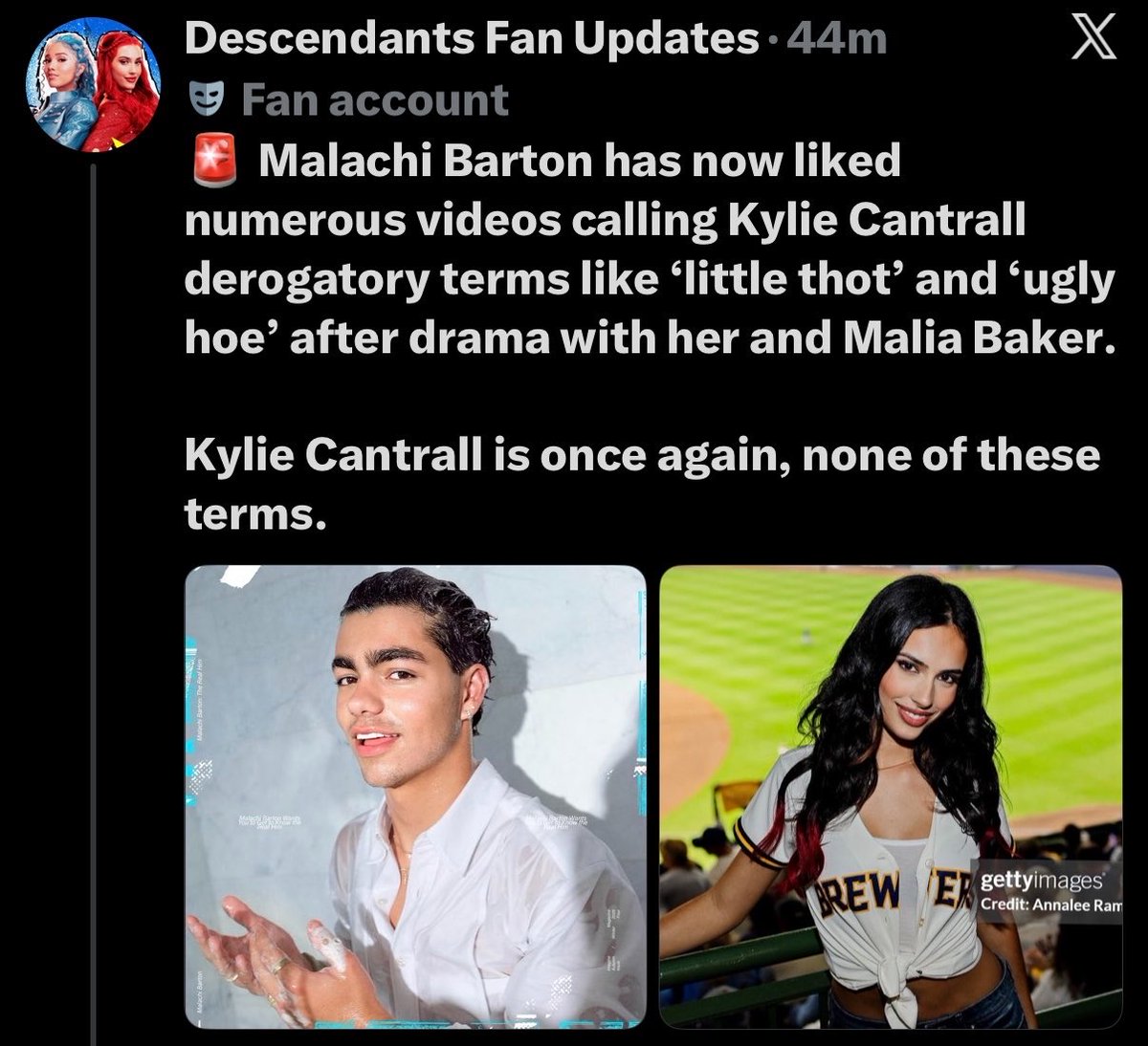 gigglesbaker's tweet photo. the way that he keeps liking those kinds of edits when kylie literally mogs him in every picture 😭 that maga keeps embarrassing himself https://t.co/R82yKDtGKS