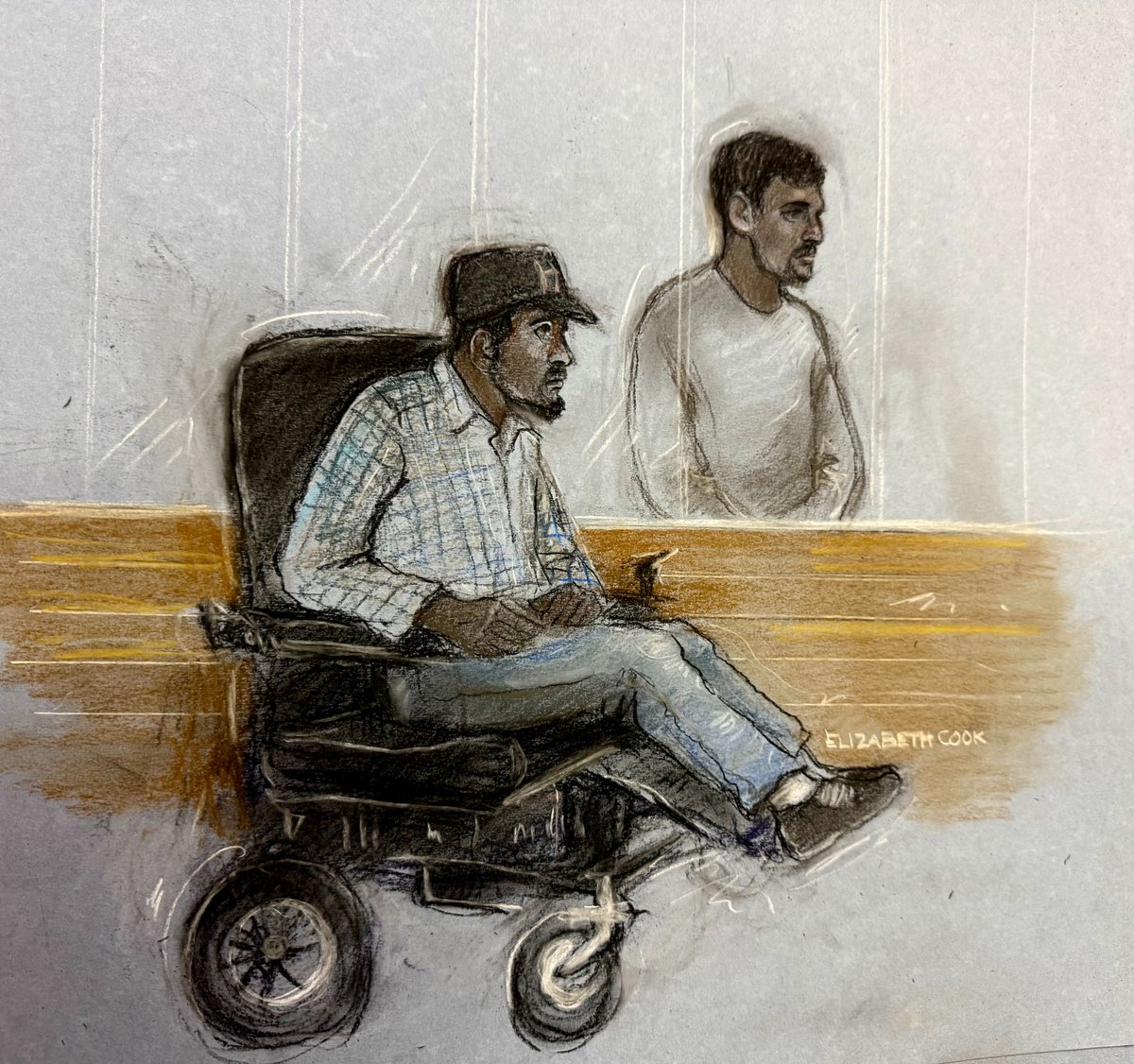 Express_Knowles's tweet photo. NEW: Staggering details emerging from Westminster Mags on the RAF Fairford plot today.

One of the five men arrested near the US military base called the police after a "handler" warned there was a bomb in the van, a court heard.

Mohmed Abdulkarim, 24, and Nouman Essghir, 24, both appeared in court on Tuesday charged under the National Security Act 2023.

Abdulkarim, of London, is accused of assisting a foreign intelligence service, by acting as an “intermediary” for the handler Ali.

While Essghir, also of London, has been charged with entering a prohibited place for a purpose prejudicial to the UK, relating to an alleged “reconnaissance” mission on August 22, around a month before the Fairford incident.

The group were ordered to drive the van loaded with petrol to RAF Fairford by a handler known as ‘Ali’ who police believe was working on behalf of Iran.

No explosives, or improvised explosives were found in the vans, the court heard.

Police did find a metal oil drum in each, two of which had petrol in, along with hard plastic water butts and internet-enabled dashcams.

Prosecuting, Louise Gray, said: “Shortly thereafter the message was received that there was a bomb in the vehicles and one of them called the police.”

Abdulkarim is alleged to have aided the organiser, Ali, who is believed to be abroad and to be acting in the interests of the Iranian state.

Ali is also potentially connected to an incident at the Israeli embassy earlier this year, where propaganda videos were posted online suggesting it had been attacked with a chemical weapon by a drone, the court heard.

Prosecutors allege that Abdulkarim aided Ali, buying equipment for the mission and receiving multiple payments from him totalling around £70,000.

Before the men, allegedly enlisted by Abdulkarim, travelled to RAF Fairford, £300 worth of petrol was filled into the drums in the back of the vans.