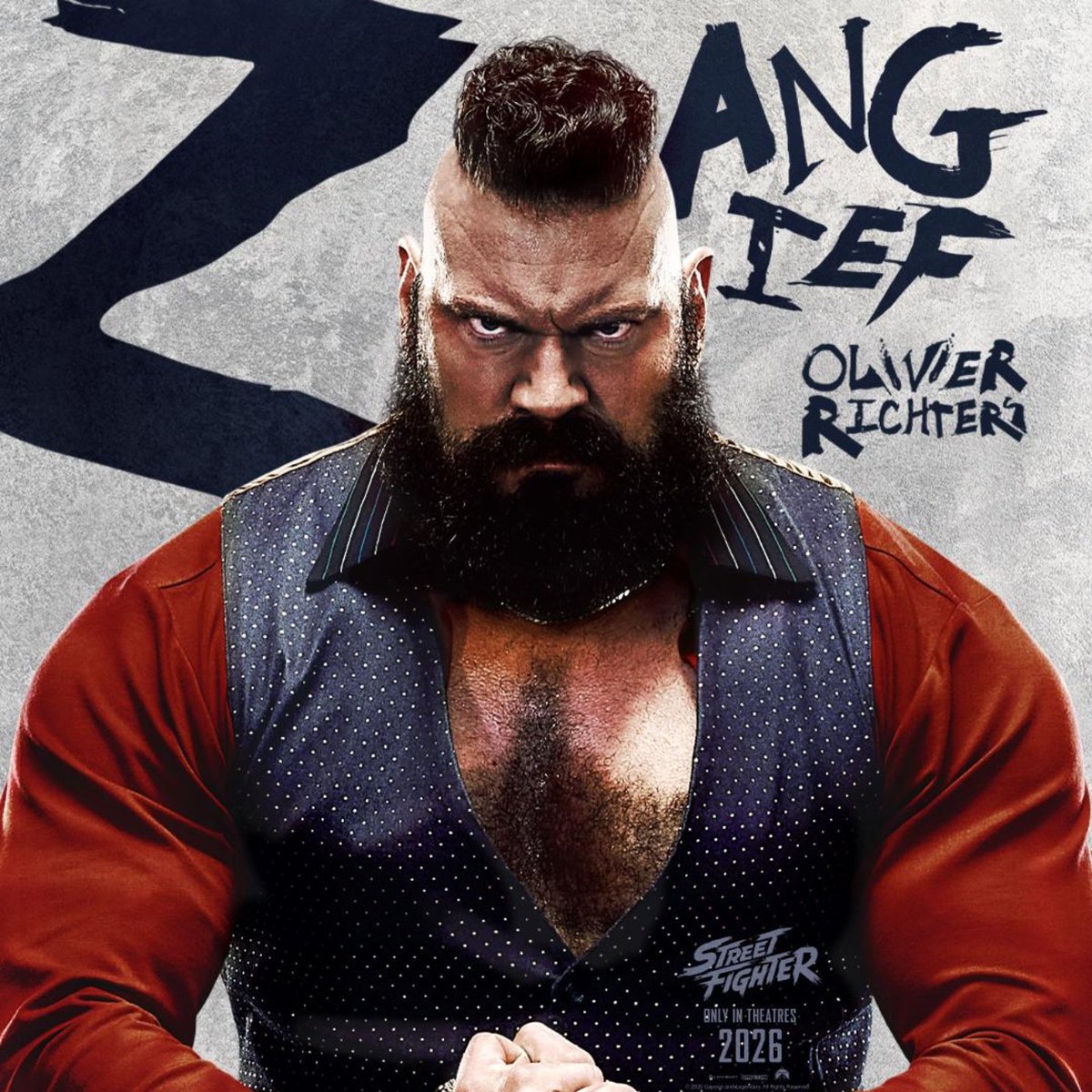 screentime's tweet photo. Oliver Richters reavealed that the cast of the Street Fighter movie signed on for 3 films

”All actors, including me, signed for three movies. ‘If a sequel is made, Zangief will shine,’” he responded to a fan video https://t.co/CMGwxNcr7X