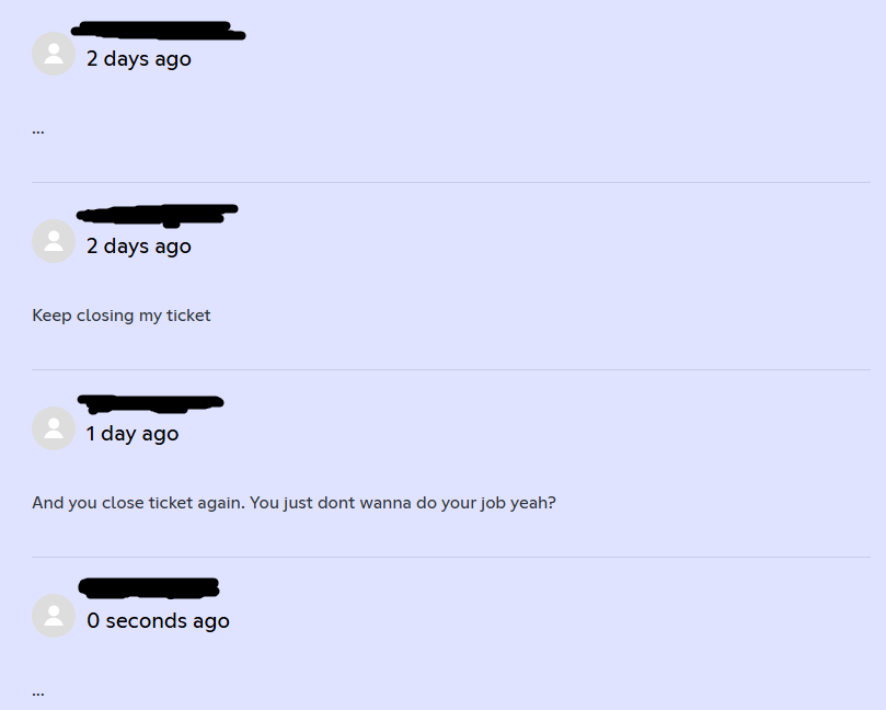 stefan10202883's tweet photo. @_NeonGrave @discord @discord_support I WAS ABLE TO CONTACT THE DISCORD SUPPORT! The bad news is they told me they wouldn't help and would answer my questions. I asked two questions and the person just started closing the ticket without answering any of them.  Maybe one day they'll learn how to work @discord_support https://t.co/ZiBpxNG9VI