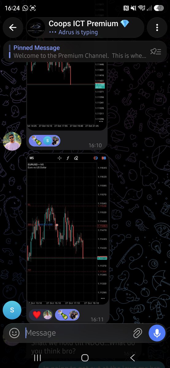 CoopsICT's tweet photo. $EURUSD | New York Session 📈

Me and the group secured profits from London, re-entered after price rebalanced in New York and just booked price at the lows.

An incredible day in Premium. 🔥

The guys are learning fast, understanding how I approach the markets and applying the framework to read price, follow liquidity and understand the narrative.

The goal is to build traders who understand the why, not just the entry. 🎯

#SMC #EURUSD